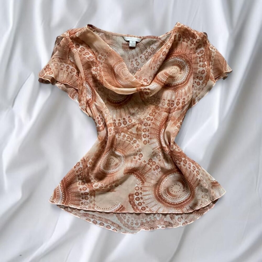 Jonathan Martin Sheer Blouse